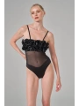 güllü Fırfırlı Bodysuit