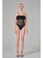 güllü Fırfırlı Bodysuit
