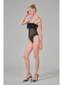 güllü Fırfırlı Bodysuit