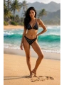 İşlemeli bikini takımı