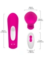 S111-2-ŞARJLI UZAKTAN KUMANDALI VİBRATÖR -PEMBE