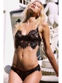 Siyah Dantel Sütyen Külot Takım