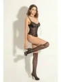 Transparan Dantel Bodysuit 6319