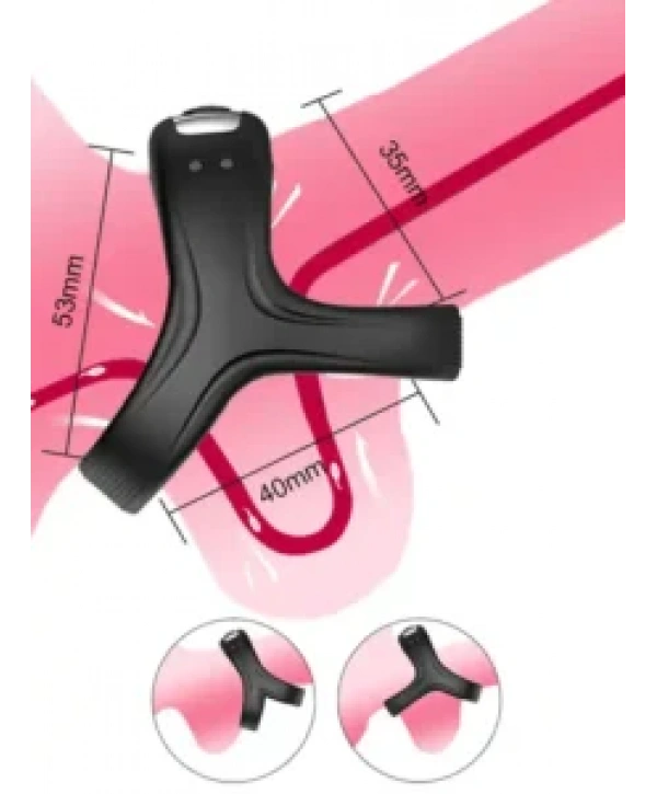 Titreşimli Şarjlı Penis Halkası 303301