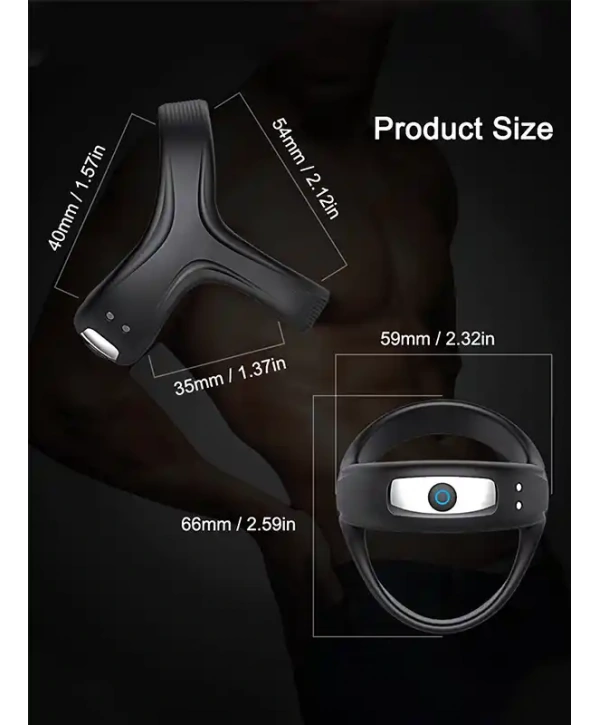 Titreşimli Şarjlı Penis Halkası 303301