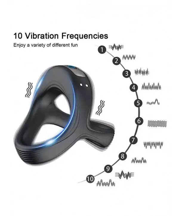 Titreşimli Şarjlı Penis Halkası 303301