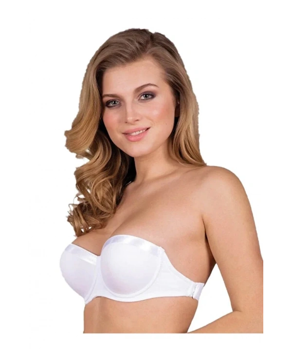 Dekolte Destekli Straplez Sütyen (PUSH UP) 3616