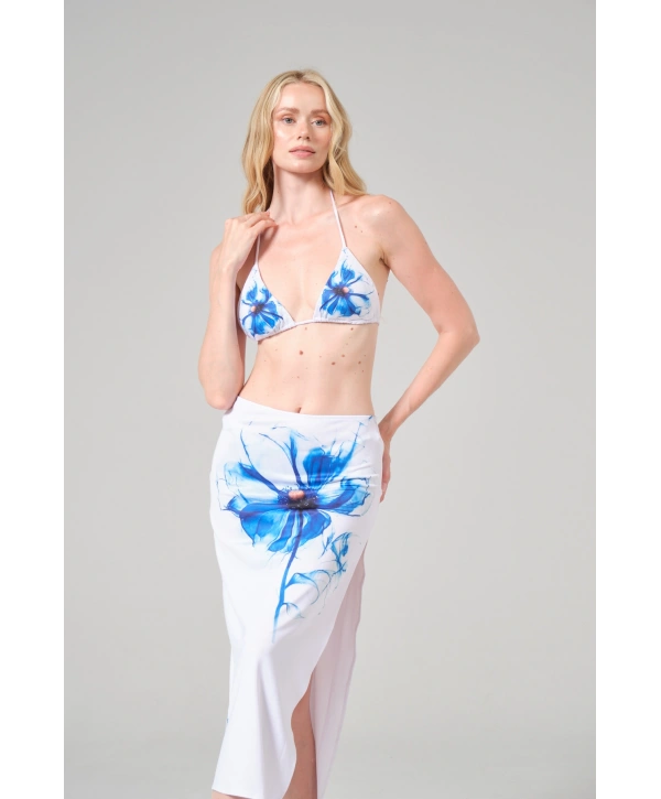 Alesbutik Çiçek desenli 3 lü Bikini Takım