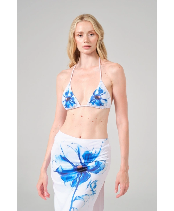 Alesbutik Çiçek desenli 3 lü Bikini Takım