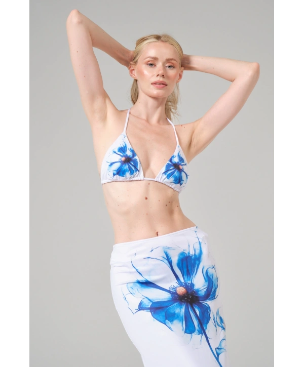Alesbutik Çiçek desenli 3 lü Bikini Takım