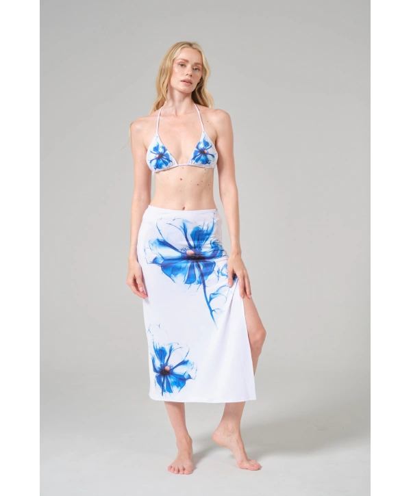 Alesbutik Çiçek desenli 3 lü Bikini Takım