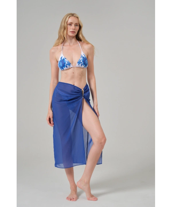 Alesbutik Desenli 3lü Bikini Takım