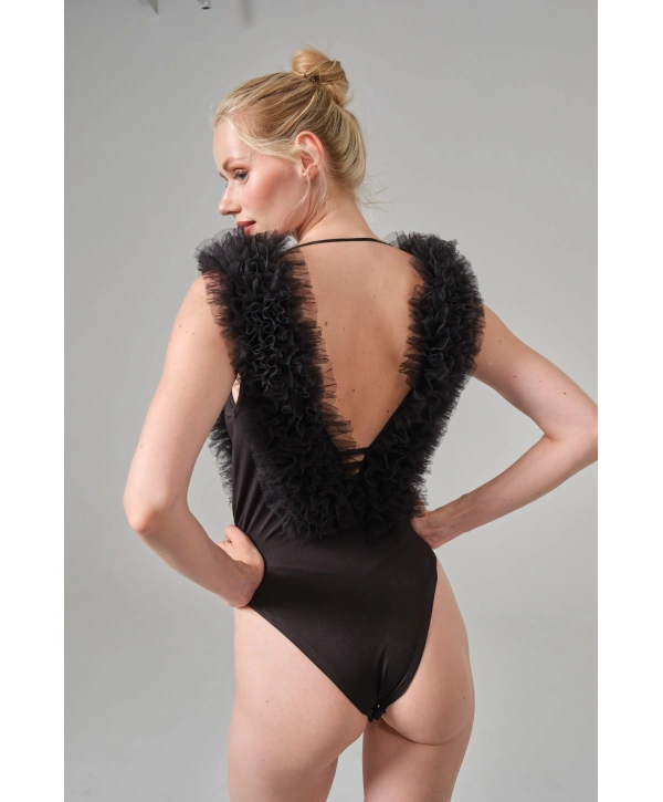 Alesbutik Fırfırlı Bodysuit