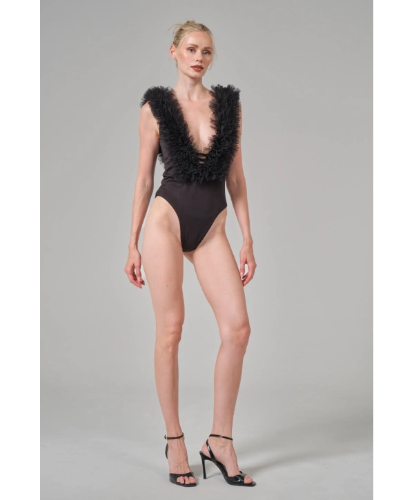 Alesbutik Fırfırlı Bodysuit