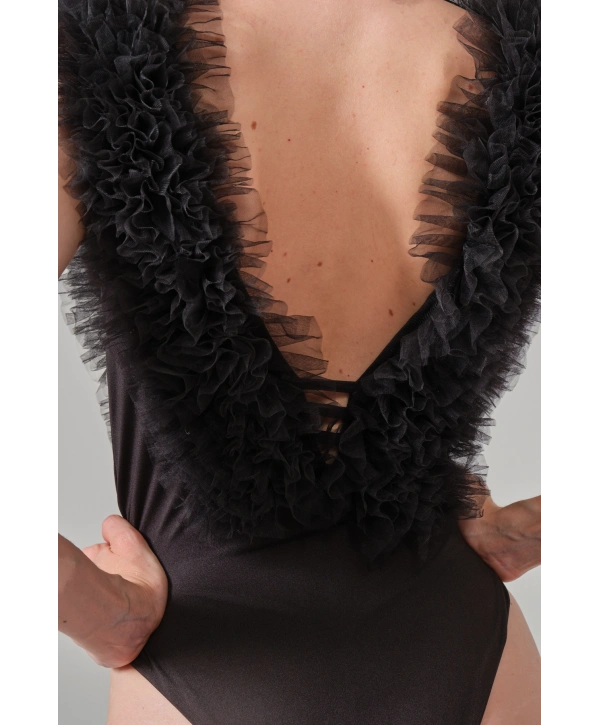 Alesbutik Fırfırlı Bodysuit
