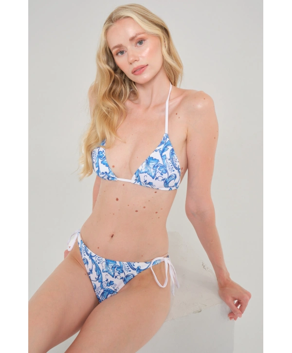Alesbutik Floral Motifli Bikini takımı