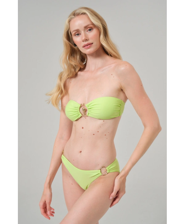 Alesbutik Halka Detaylı Straplez Bikini