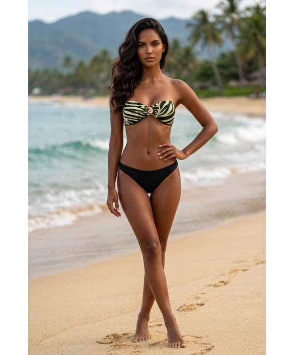 Alesbutik Siyah Brazilian Bikini Altı