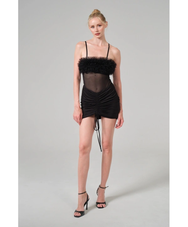 Fırfırlı Bodysuit