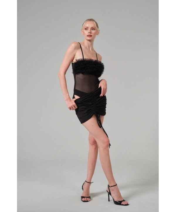 Fırfırlı Bodysuit