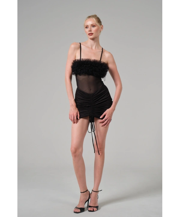 Fırfırlı Bodysuit