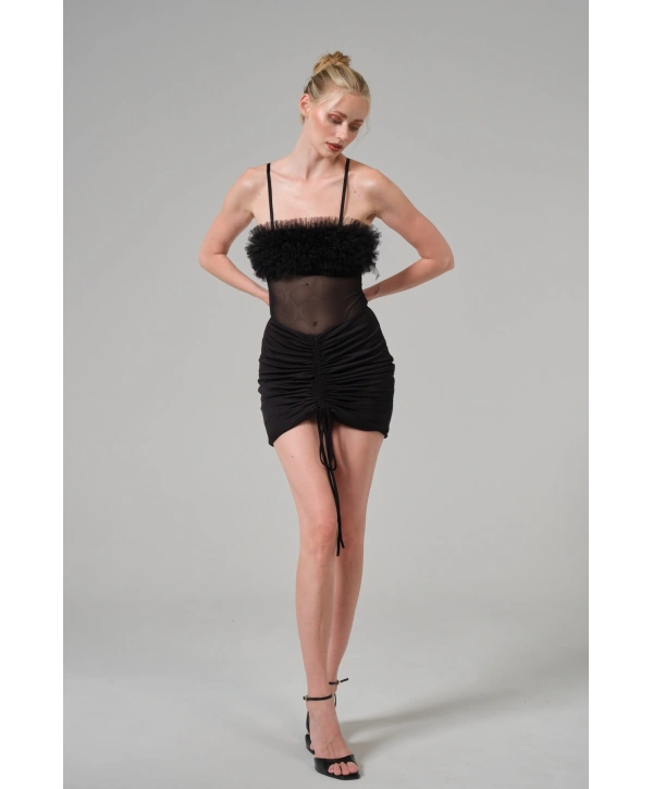 Fırfırlı Bodysuit