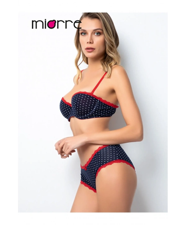 Miorre Push-up Dolgulu Puantiyeli Sütyen Takım