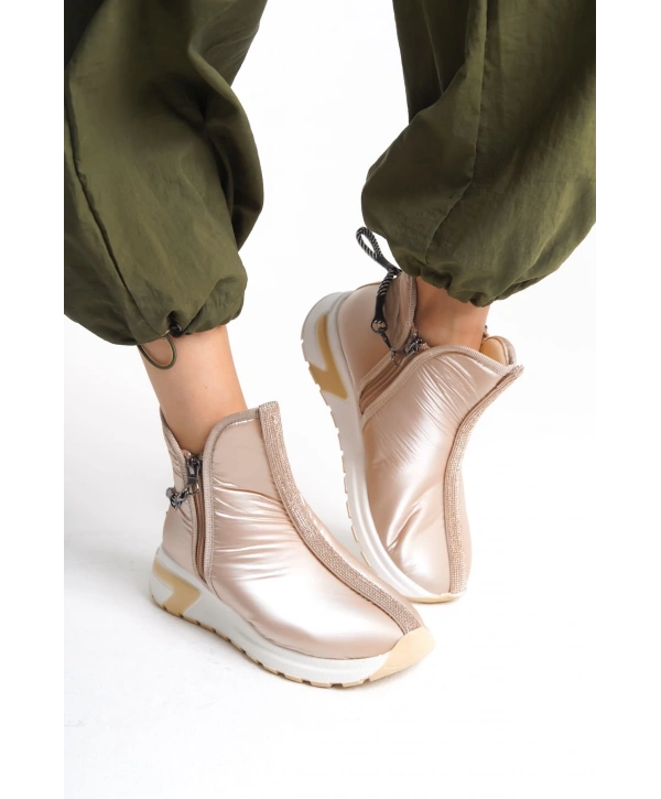 Paraşüt Kumaş Fermuarlı Bot