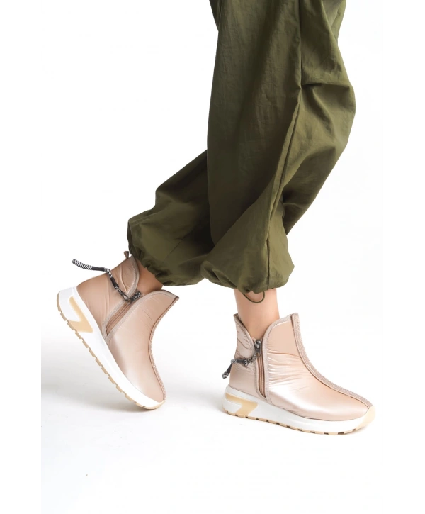 Paraşüt Kumaş Fermuarlı Bot