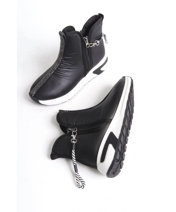 Paraşüt Kumaş Fermuarlı Bot