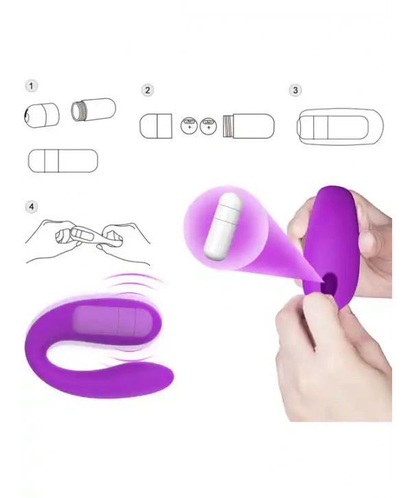 Çiftler İçin Titreşimli Vibratör - S058