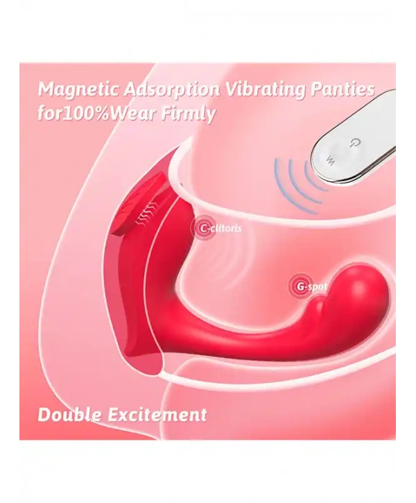 Giyiyebilir Uzaktan Kumandalı Şarjlı Vibratör -S448-2