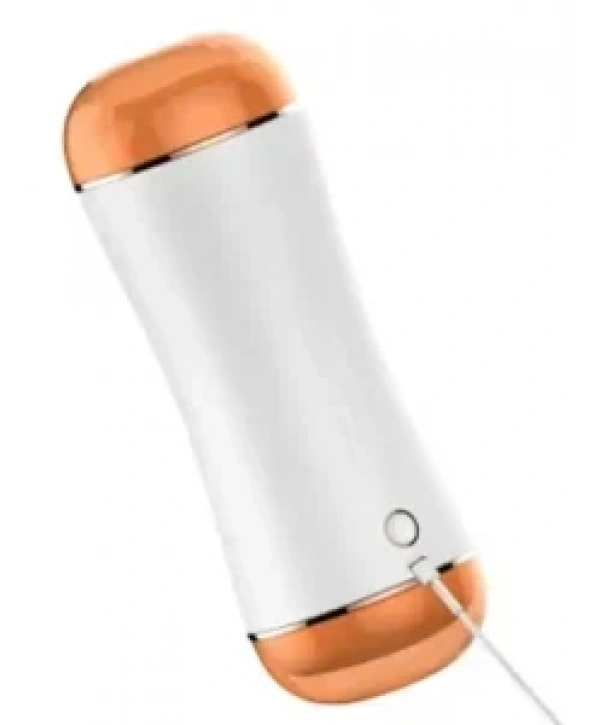 Vajinal ve Oral Şarjlı Titreşimli Sesli Masturbatör