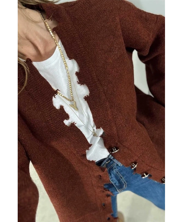 YIRTIK DETAYLI HIRKA