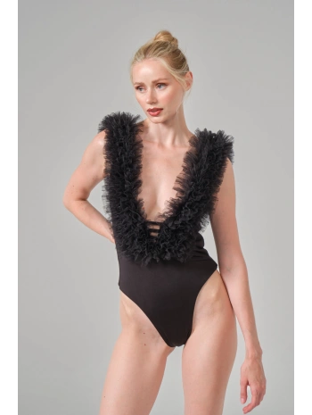 Alesbutik Fırfırlı Bodysuit