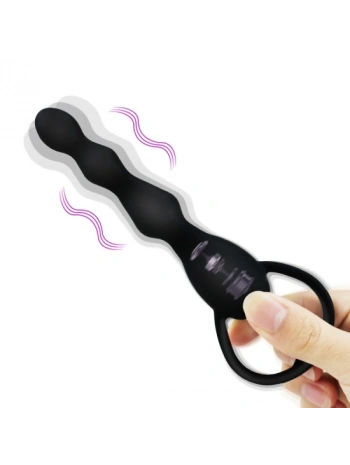Backpart Titreşimli Boğumlu Halkalı Anal Tıkaç