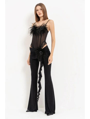 BODYSUİT & ETEKLİ PANTOLON TAKIM