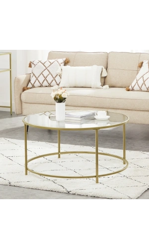 PİNHAL HOME GOLD METAL ORTA SEHPA