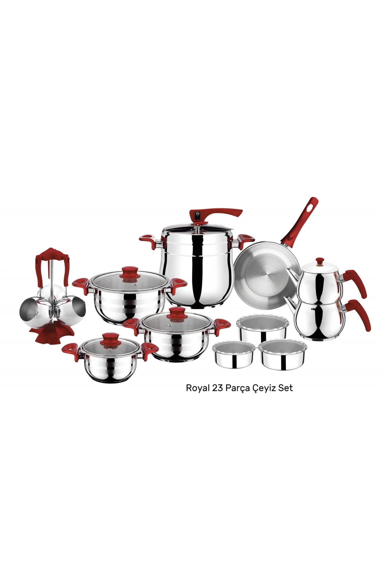 ROYAL SONG 23 Parça Paslanmaz Çelik - Çeyiz Seti