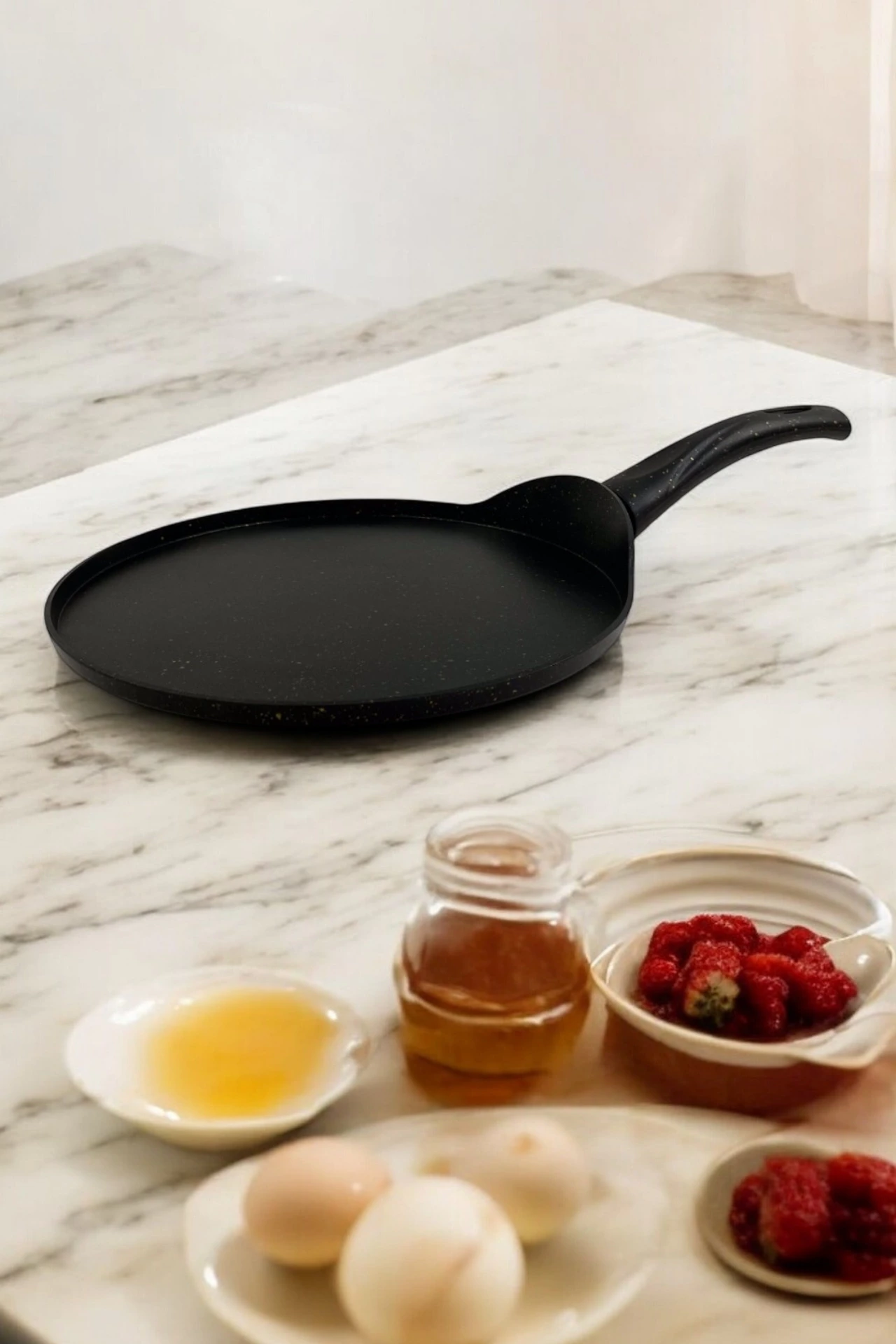 Granit Krep Tavası 26 cm Yanmaz Yapışmaz