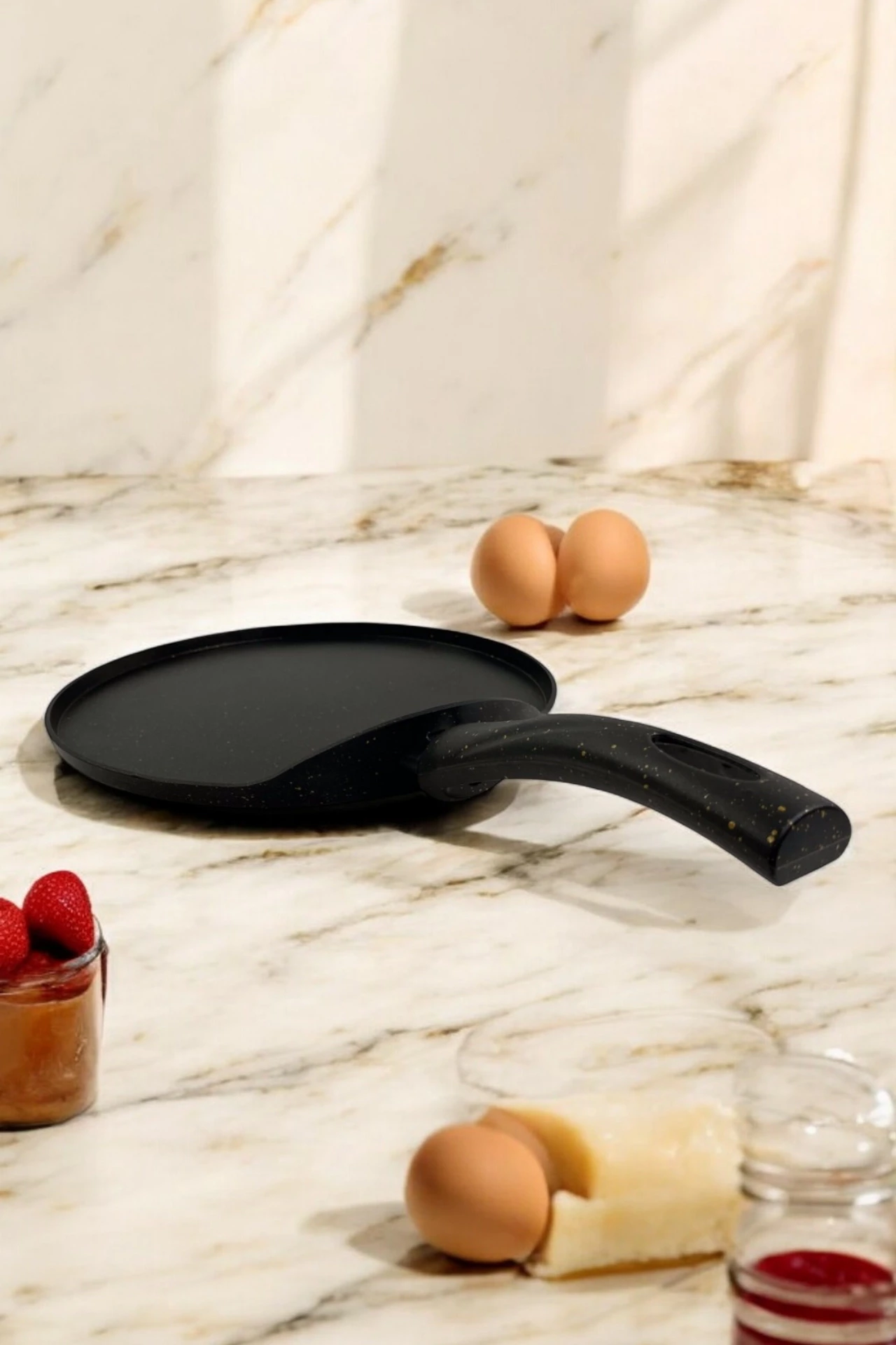 Granit Krep Tavası 26 cm Yanmaz Yapışmaz