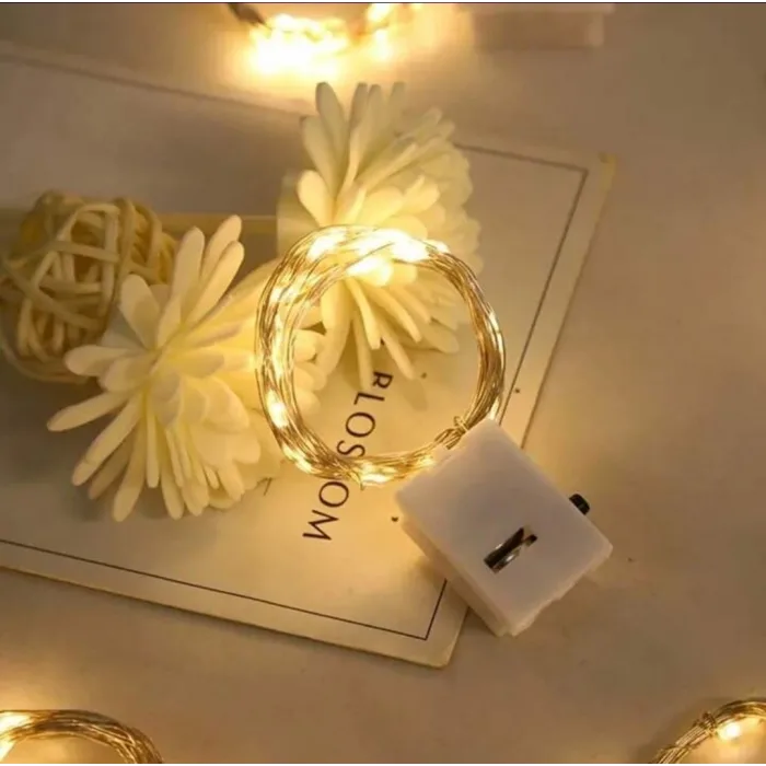 2m Pilli Peri Led Beyaz Işık 50li Paket