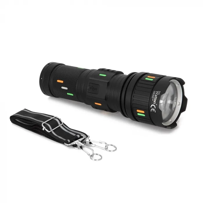 5000 Lümen Cree Tg Led Şarj Göstergeli El Feneri  Wt-731