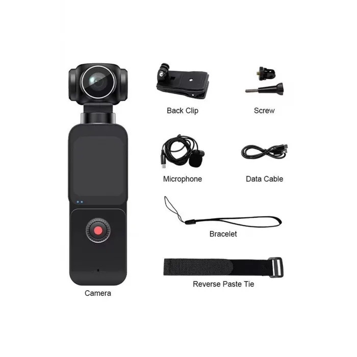 5k Ultra Hd Aksiyon Kamerası Ultra Stabil Çekim, Anti-shake Teknolojisi