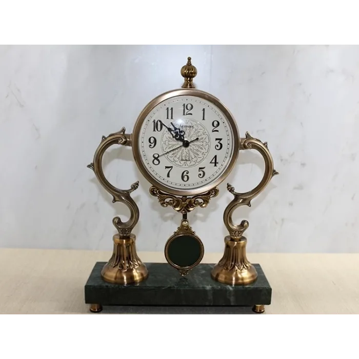 Altı Mermer Sarkaşlı Masa Üstü Saat Alk4321