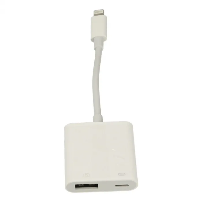 Apr22 Iphone Otg 2in1 - Beyaz