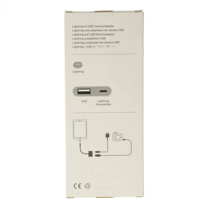 Apr22 Iphone Otg 2in1 - Beyaz