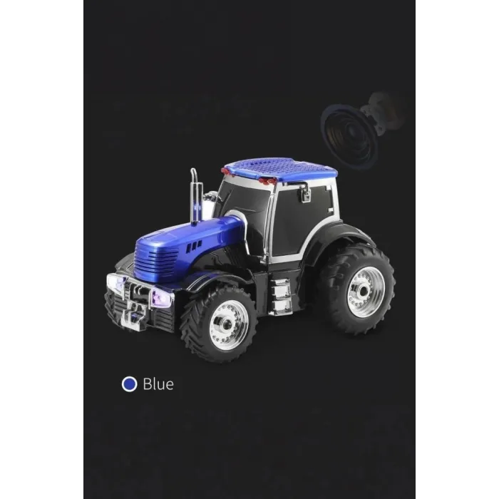 D42 Mavi Traktör Tasarım Usb/fm Radyo Bluetooth Hoparlör Speaker