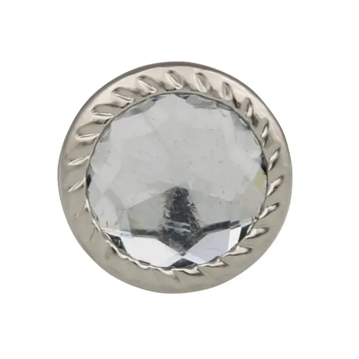 Dekoratif Parlak Taşlı Kabara Raptiye 17 Mm - 50