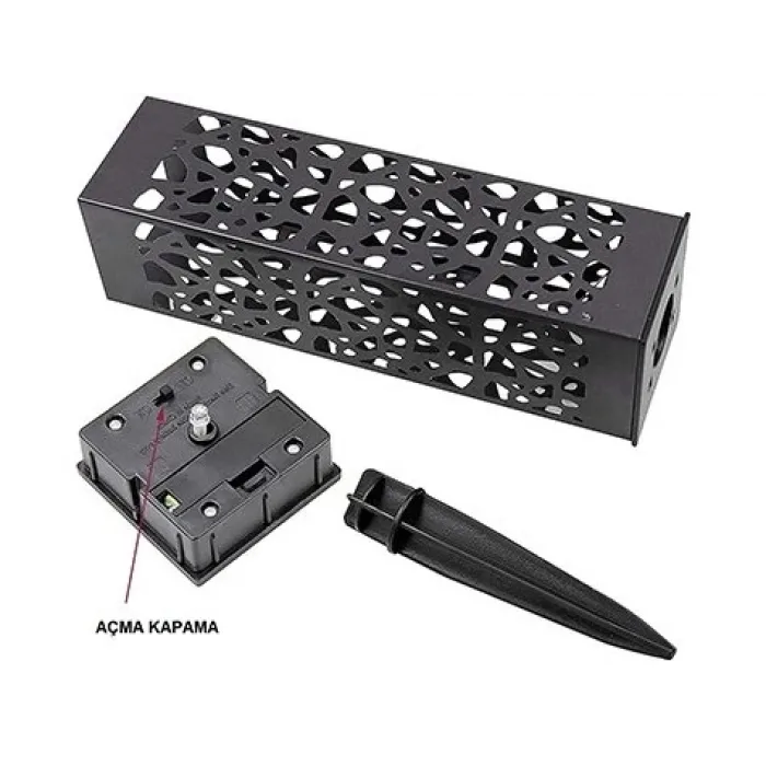 Dekoratif Solar Güneş Enerjili Bahçe Aydınlatması Yürüyüş Yolu Seti ( 8 Adet )